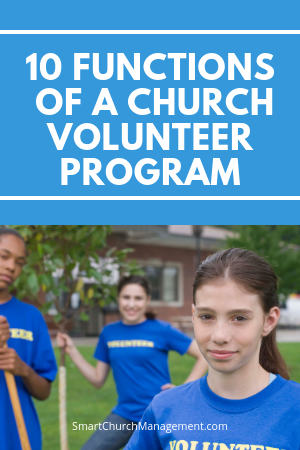 church volunteer program