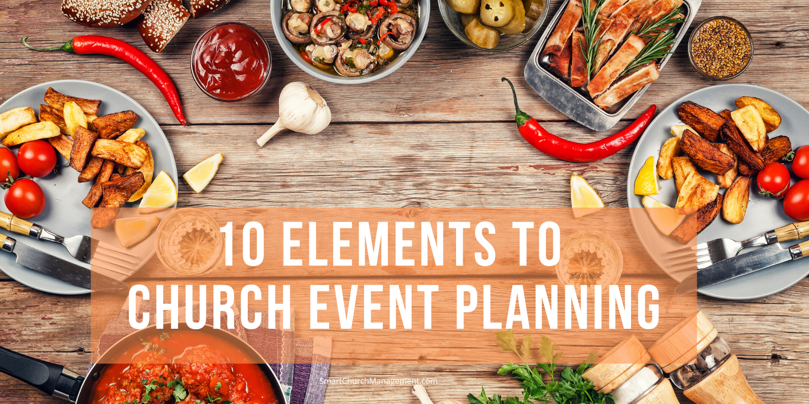 how to plan a church event
