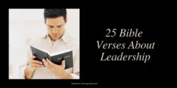 25 Inspiring Bible Verses About Leadership - Smart Church Management