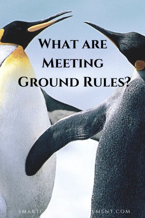 What Are Meeting Ground Rules?