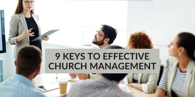 effective church management