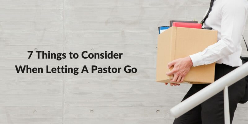 how to terminate a pastor