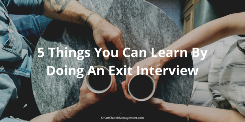 benefits of an exit interview