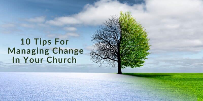 How to implement a change at your church