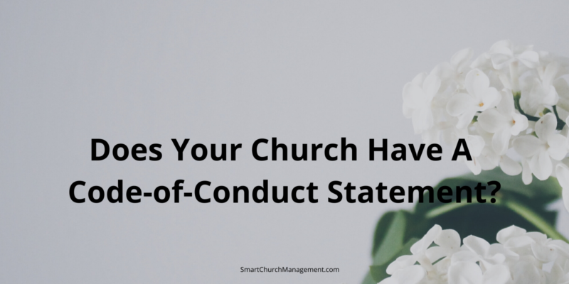 example church code of conduct statement