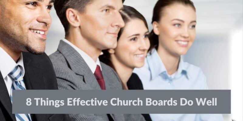 how to manage a church board meeting