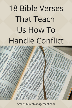 18 Bible Verses About Conflict Smart Church Management