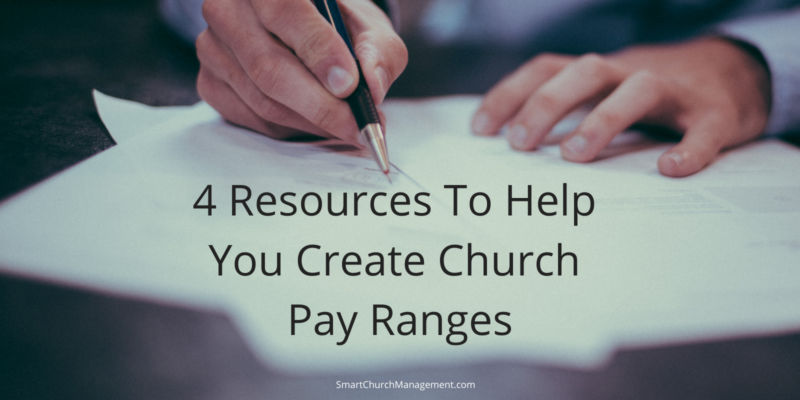 how to create church pay ranges