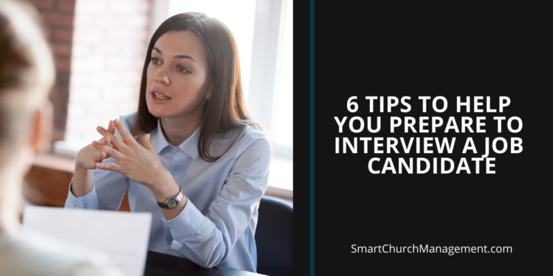 Tips to prepare to interview a job candidate
