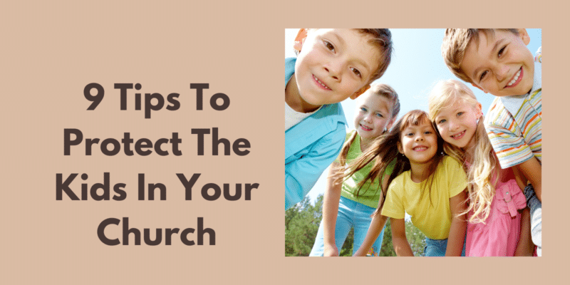 how to protect kids in church