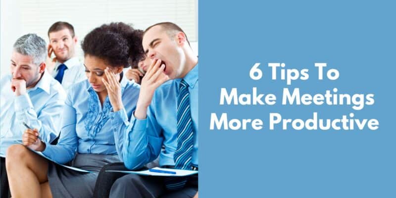 how to make meetings more productive