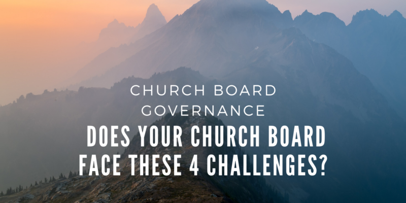 church board governance