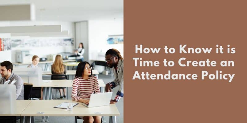 how to create an attendance policy