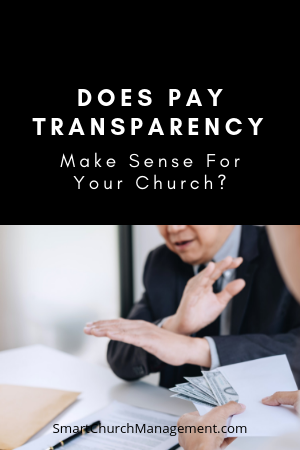 pay transparency for churches