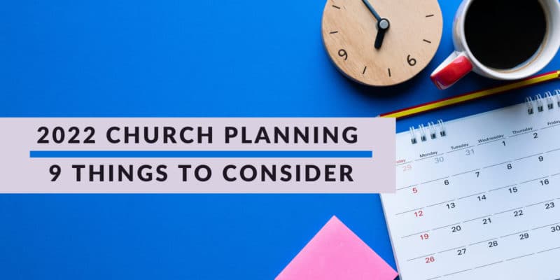 2022 church planning