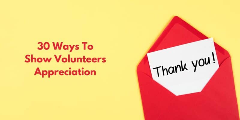 how to show appreciation to church volunteers