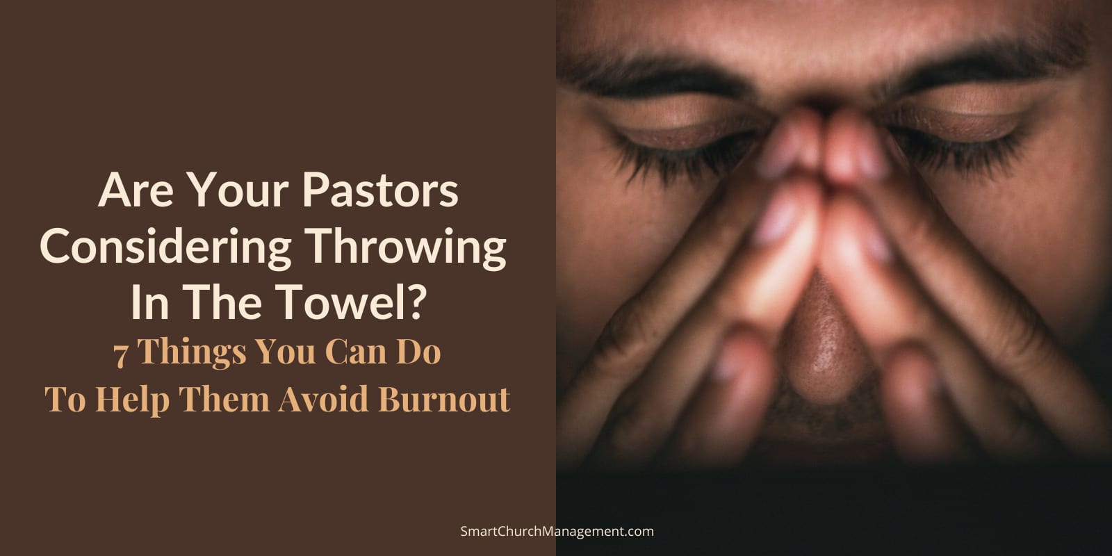 how to help pastors avoid burnout