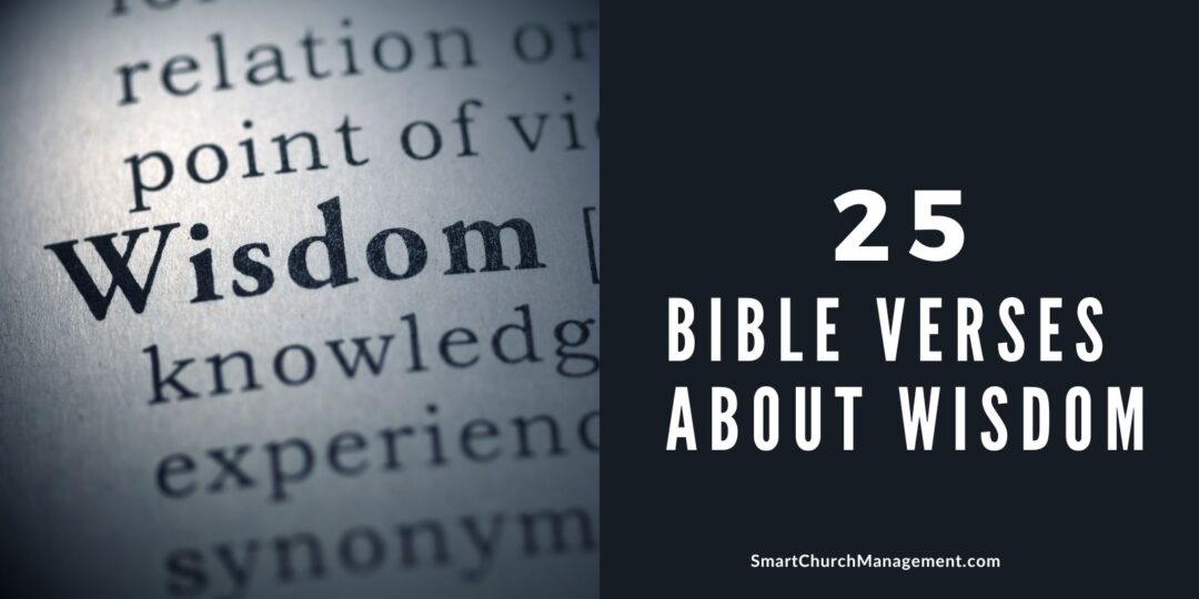 25 Bible Verses About Wisdom - Smart Church Management